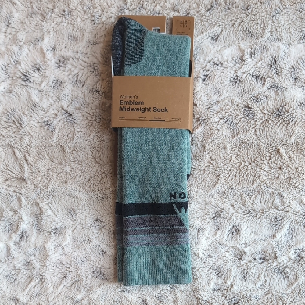 Burton Petrol Green Emblem Midweight Socks